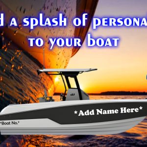 Self Application : Boat Stickers